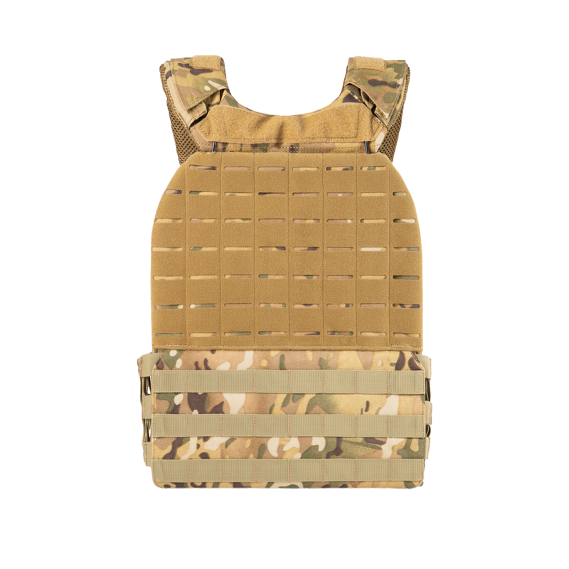 Tan Camo Weighted Vest