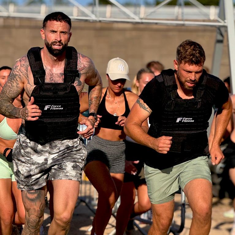 Black Camo Weighted Vest