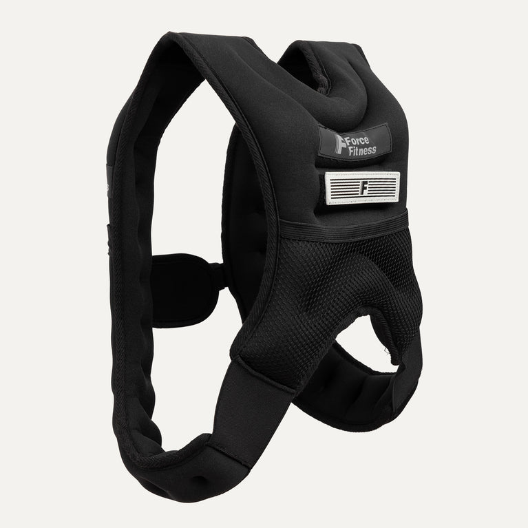 Force Running Weighted Vest with Removable LED Lights & Bottle Holder