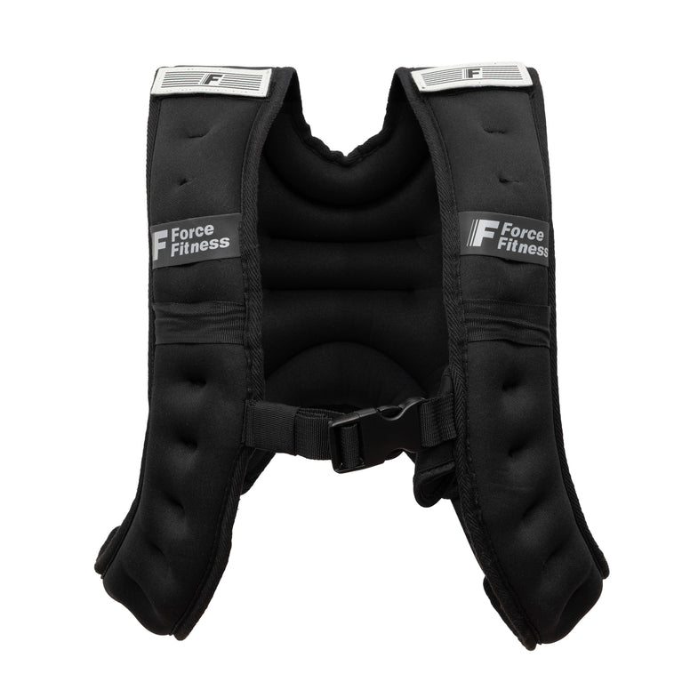 Force Running Weighted Vest with Removable LED Lights & Bottle Holder