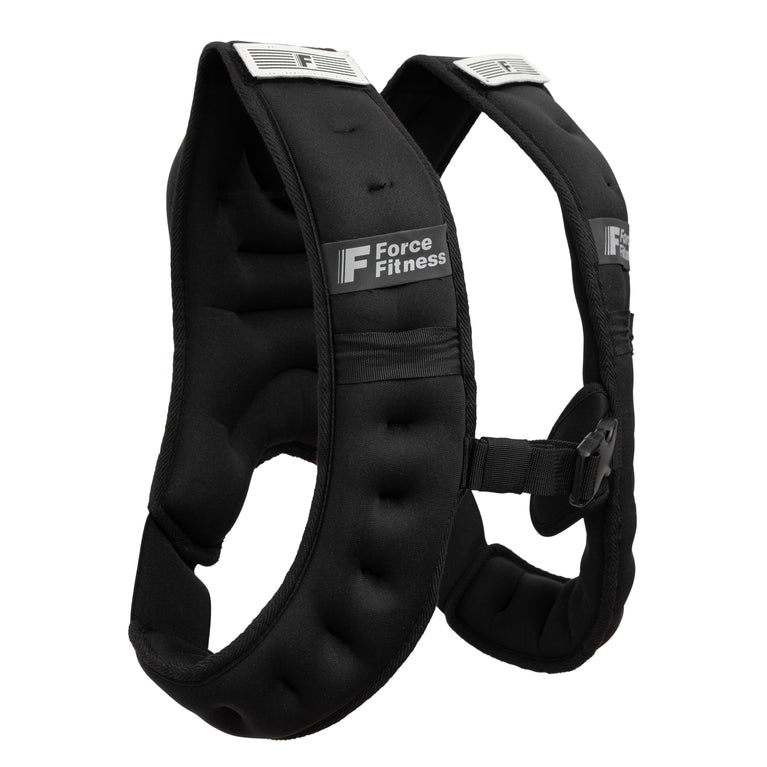 Force Running Weighted Vest with Removable LED Lights & Bottle Holder