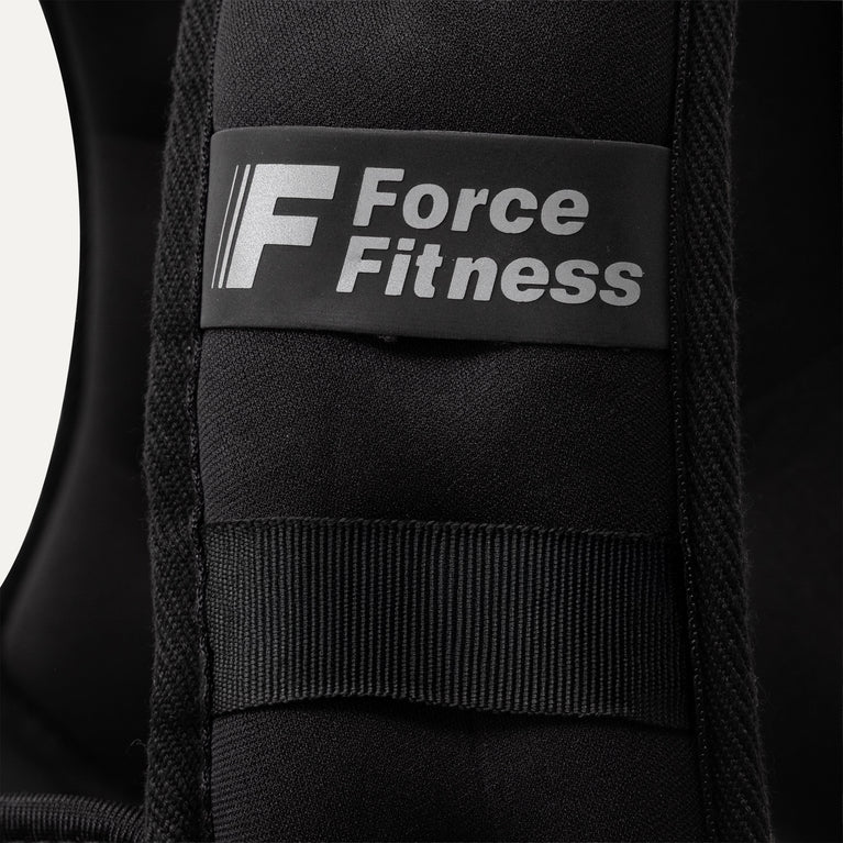 Force Running Weighted Vest with Removable LED Lights & Bottle Holder