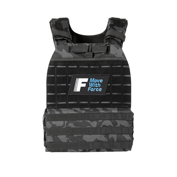 Black Camo Weighted Vest