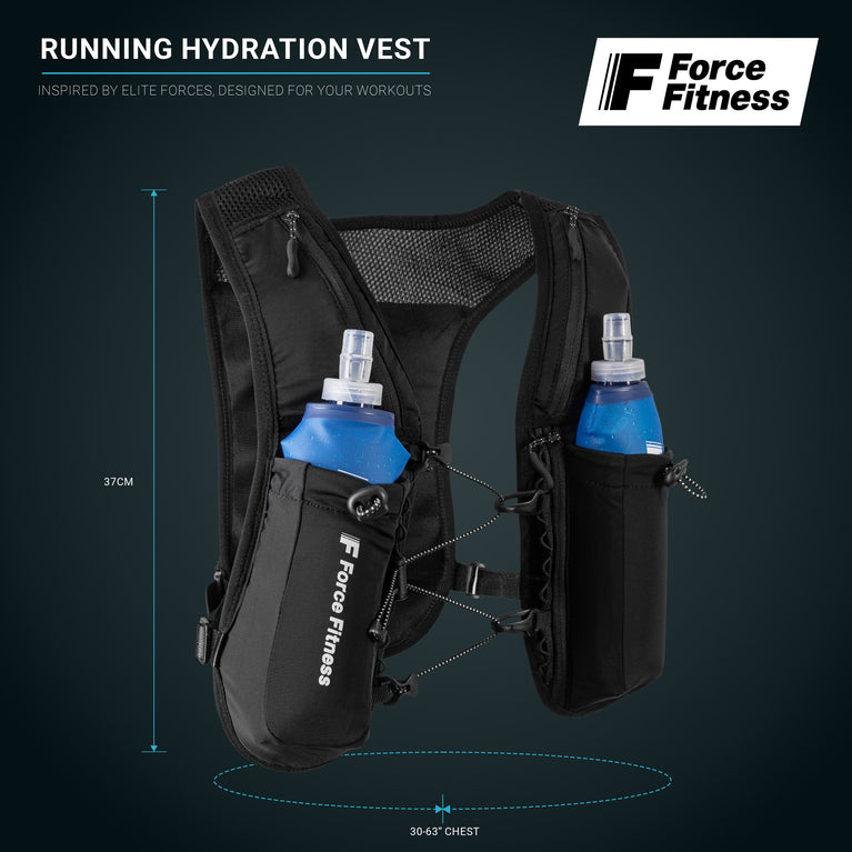 Force Fitness Running Hydration Vest