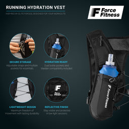 Force Fitness Running Hydration Vest