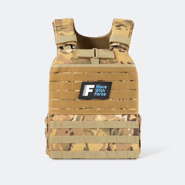 woodland camo weighted vest