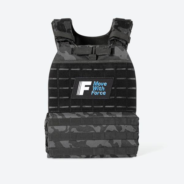 black camo weighted vest
